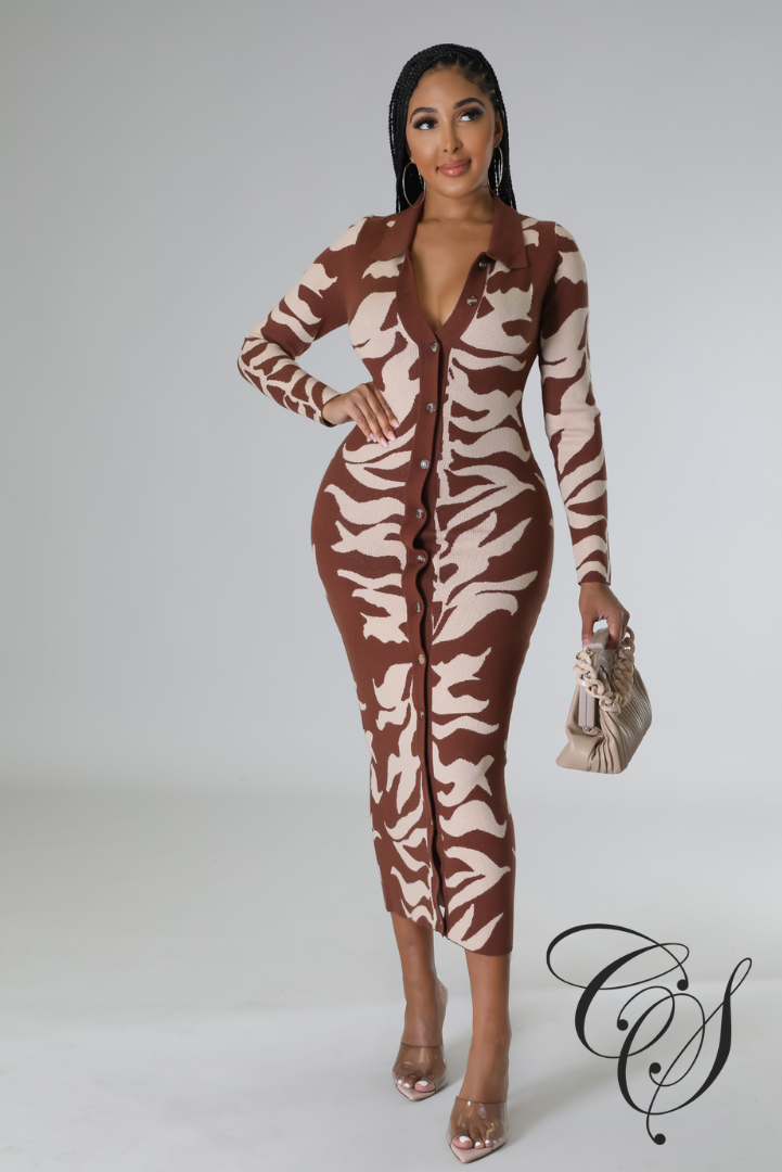 Joandra Sweater Midi Dress