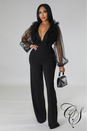 Melia Ruffle Detailed Jumpsuit