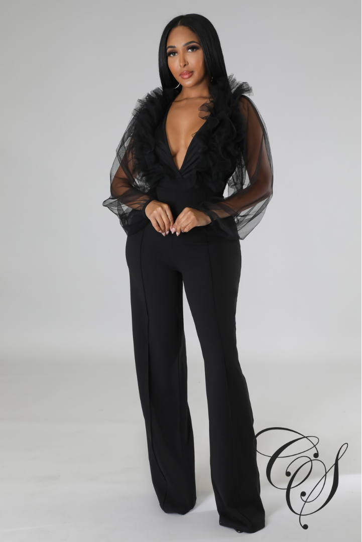 Melia Ruffle Detailed Jumpsuit