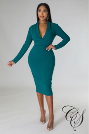 Remington Ruched Midi Dress