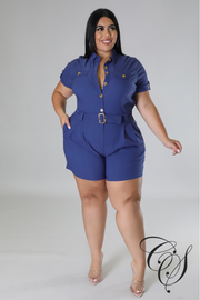 Yanna Short Sleeve Romper