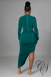 Abby Cut Out Long Sleeve Maxi Dress