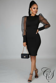 Alannah Polka Puff Dress, Dresses - Designs By Cece Symoné
