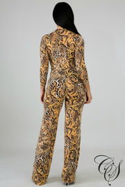 Alicia Leopard Jumpsuit, Jumpsuit - Designs By Cece Symoné