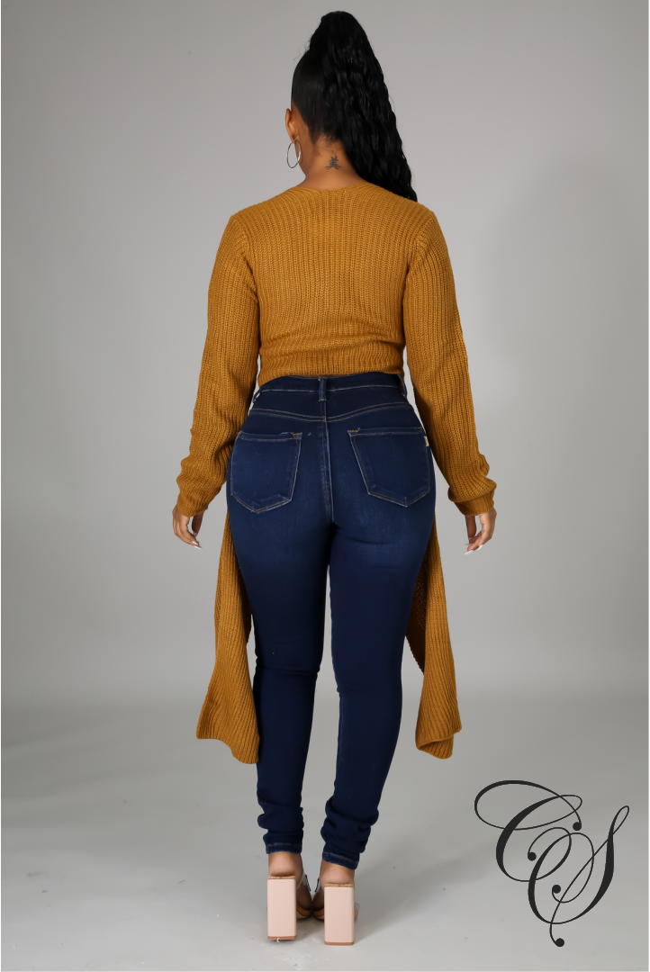 Amari Asymmetrical Knit Sweater