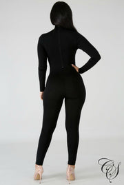 Angel Long Sleeve Turtleneck Jumpsuit, Jumpsuit - Designs By Cece Symoné
