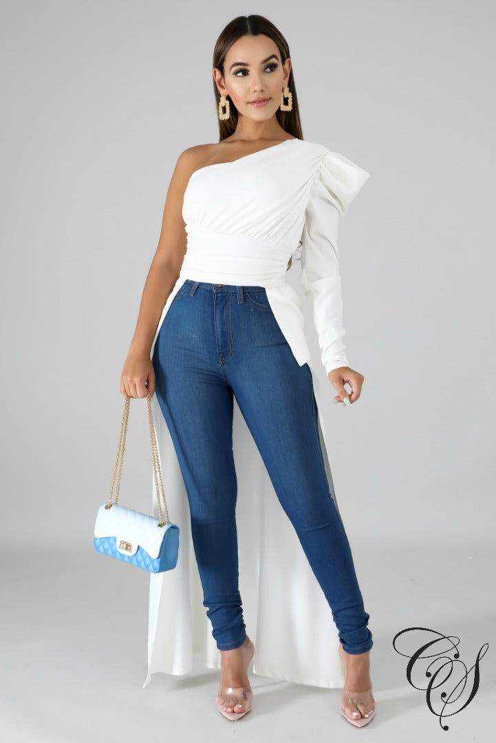 Angie Elegant Long Tail Top – Designs By Cece Symoné