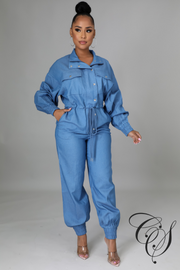 Asia Denim Jumpsuit