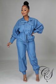 Asia Denim Jumpsuit