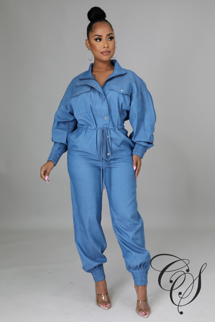 Asia Denim Jumpsuit