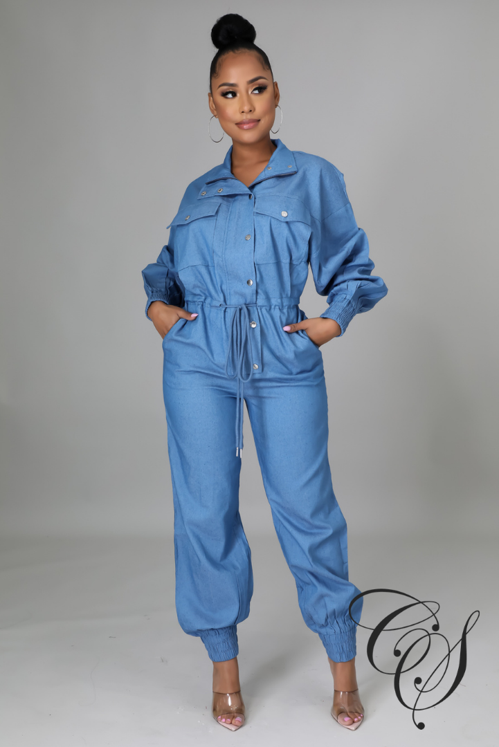 Asia Denim Jumpsuit