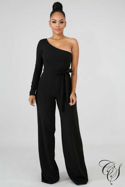 Braelynn Open Slit Net Jumpsuit, Jumpsuit - Designs By Cece Symoné