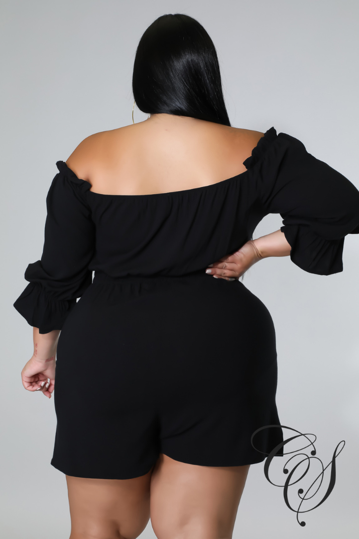 Brenda Puff Sleeve Romper