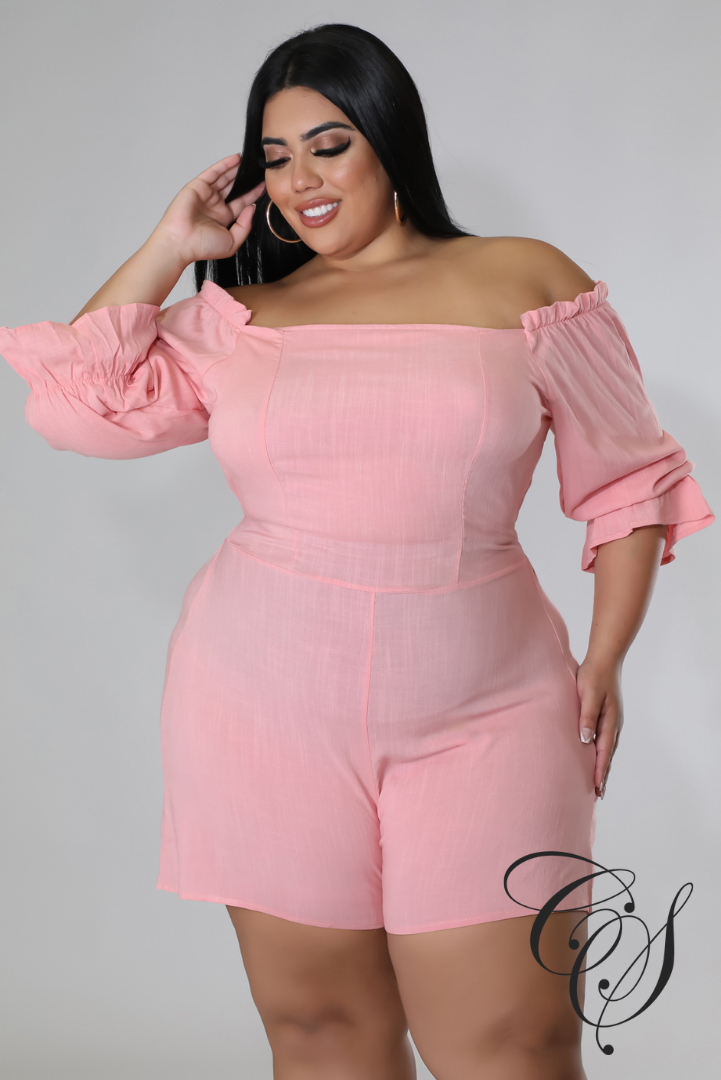 Brenda Puff Sleeve Romper