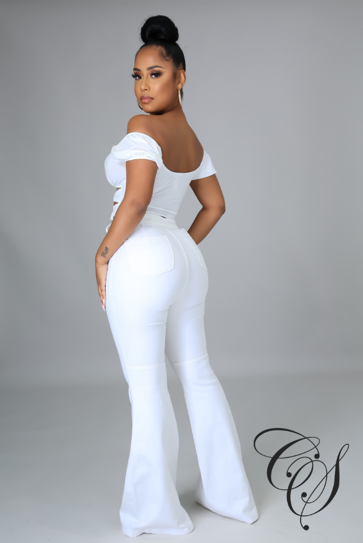 Bridget Bell Bottom Denim Pant