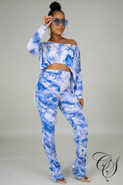 Cameron Tie Dye Me Down Set