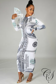 Cherise All About The Benjamins Dress