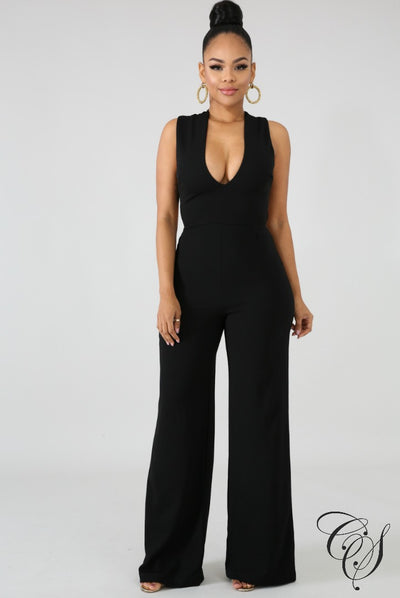 Clarissa Cross Strap Jumpsuit, Jumpsuit - Designs By Cece Symoné