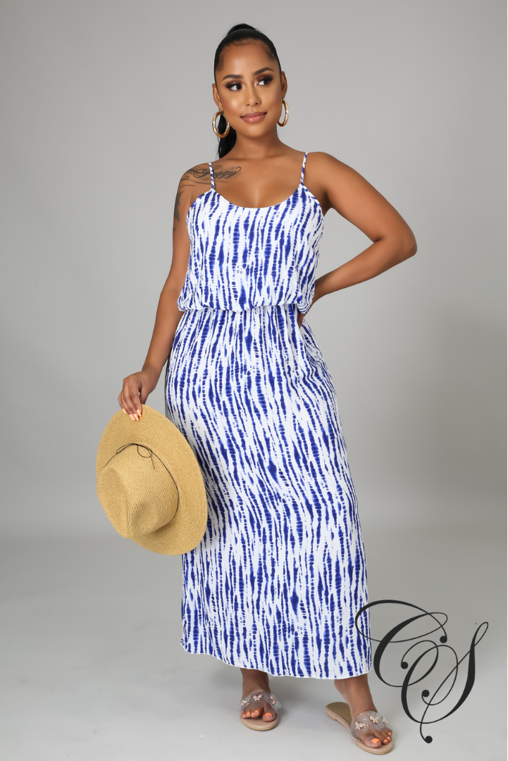 Claudia Tie Dye Maxi Dress