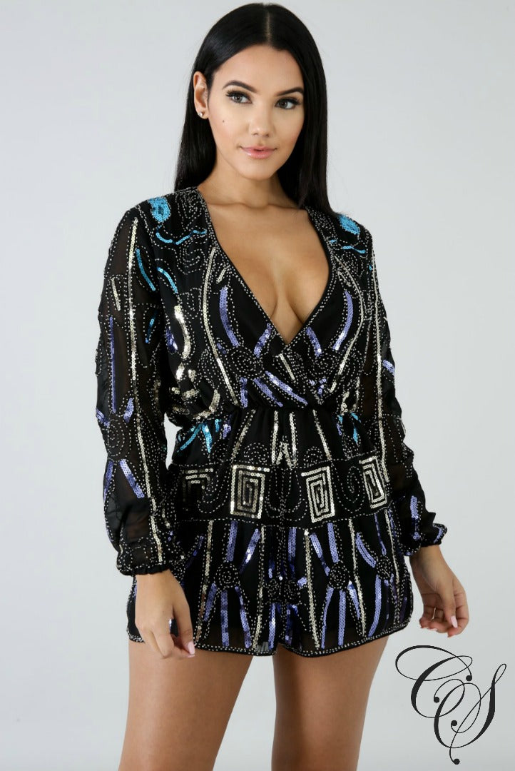 Crystal Let Me Shine Romper, Romper - Designs By Cece Symoné