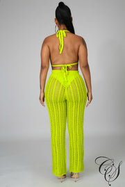 Cyndee Knit Glory Bell Bottom Set, swimsuit - Designs By Cece Symoné