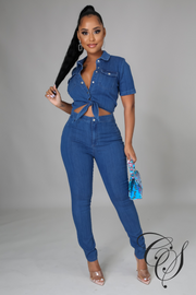 Dakiti Denim Jumpsuit