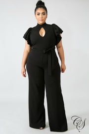 Dakota Tier Peep Jumpsuit, Jumpsuit - Designs By Cece Symoné