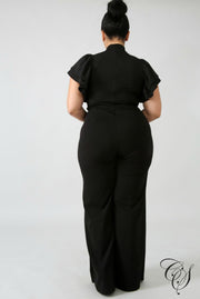 Dakota Tier Peep Jumpsuit, Jumpsuit - Designs By Cece Symoné