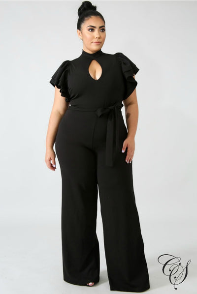 Dakota Tier Peep Jumpsuit, Jumpsuit - Designs By Cece Symoné
