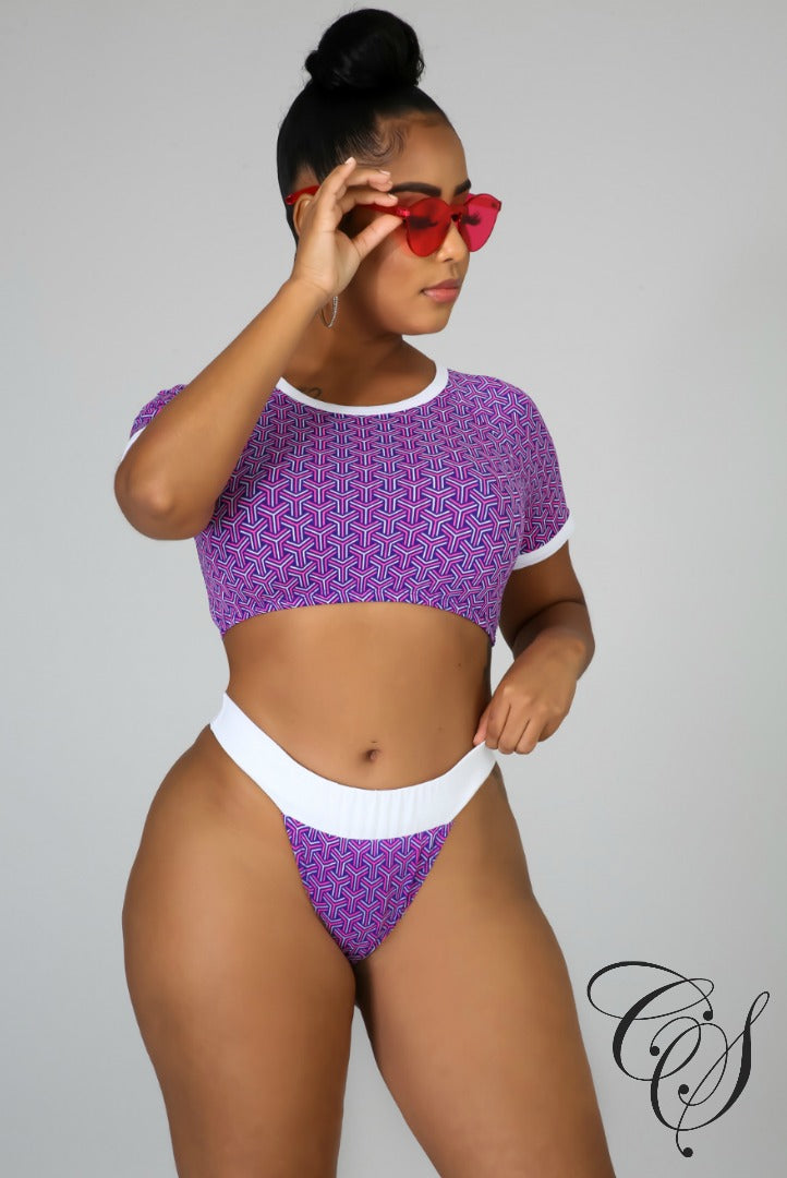 Danni Puzzled Swim Set