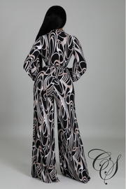 Darcel Abstract Print Jumpsuit