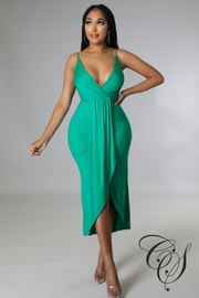 Elsa Low Plunge Maxi Dress