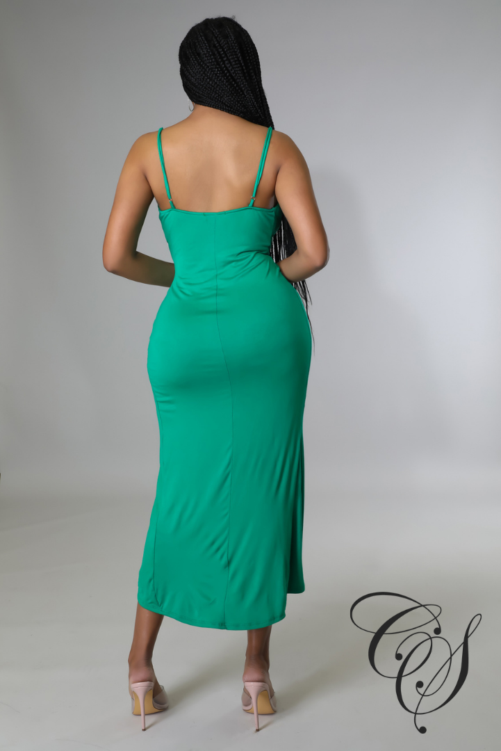 Elsa Low Plunge Maxi Dress