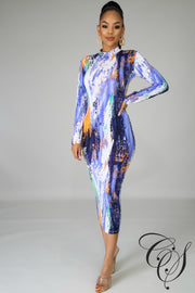 Estrella Striking Midi Dress, Dresses - Designs By Cece Symoné