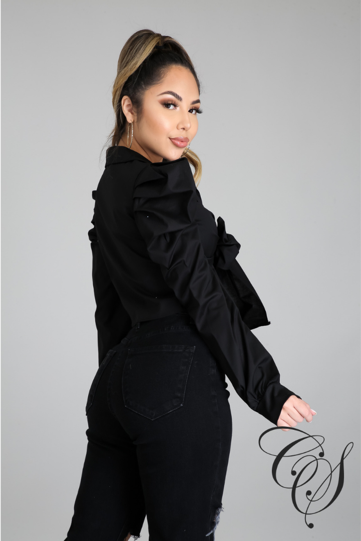 Eve Poplin Tie Top