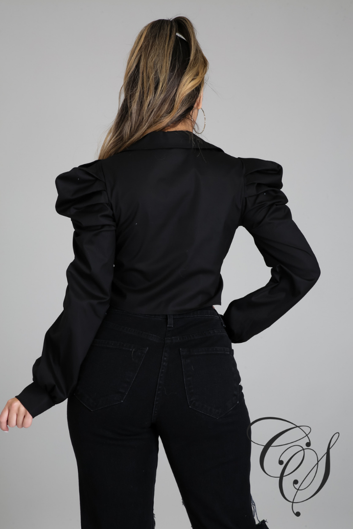 Eve Poplin Tie Top