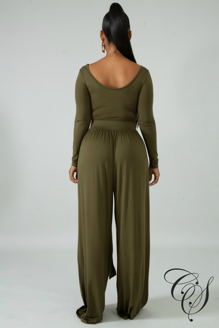 Evelyn High Waist Palazzo Pant Set, Set - Designs By Cece Symoné