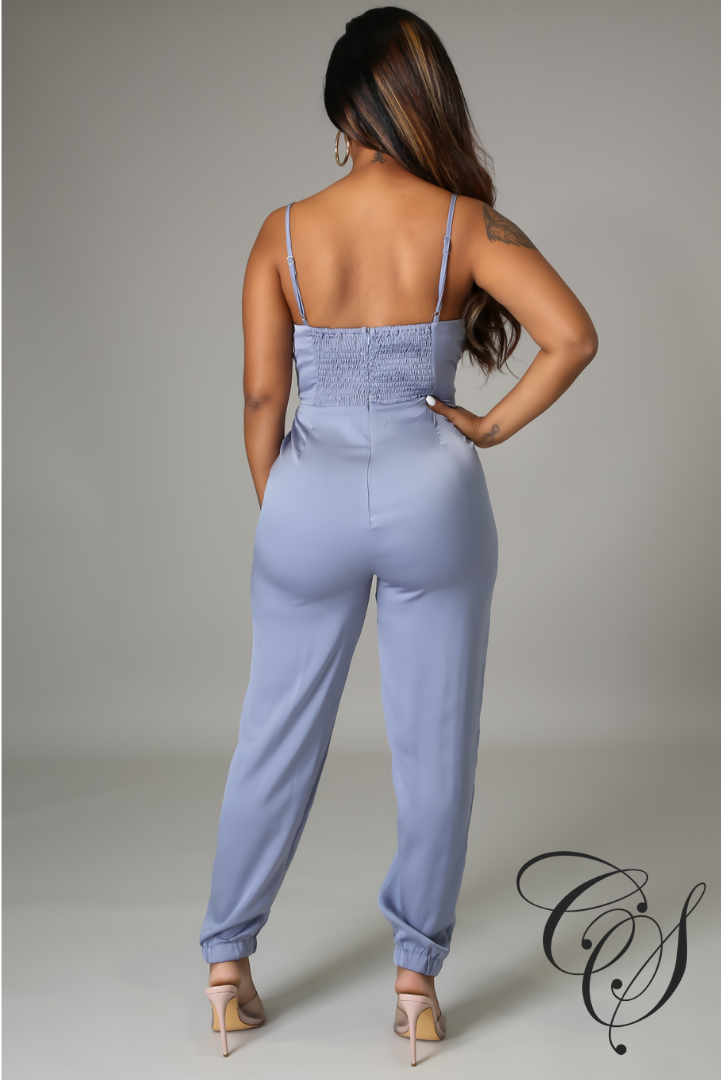 Falana Front Twist Jumpsuit
