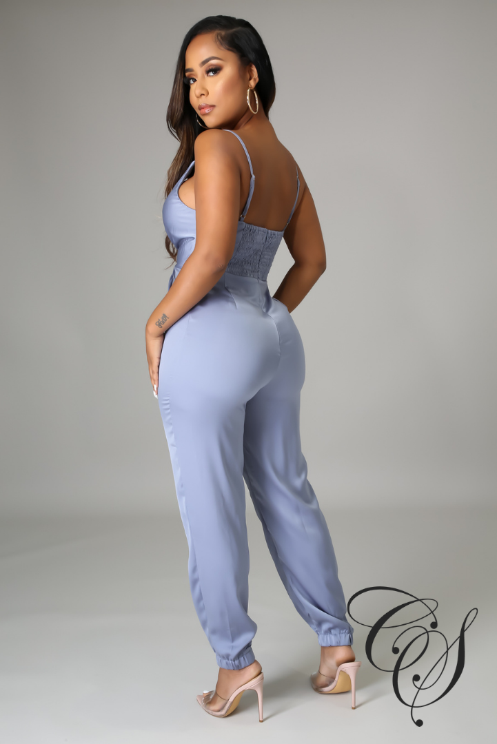 Falana Front Twist Jumpsuit
