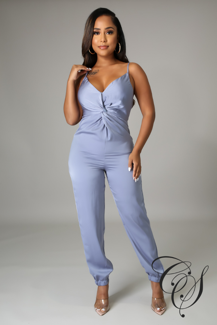 Falana Front Twist Jumpsuit