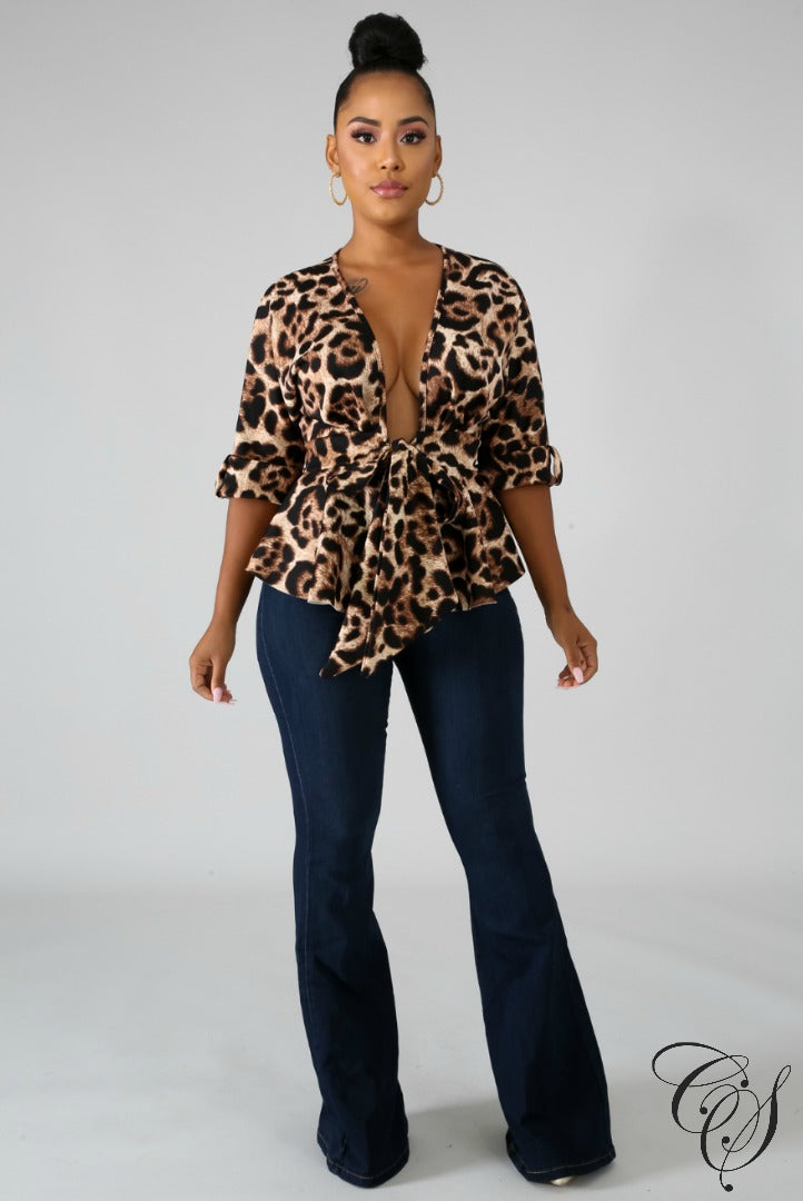 Fancy Tie Top, Top - Designs By Cece Symoné