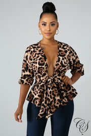 Fancy Tie Top, Top - Designs By Cece Symoné