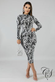 Felicity Zebra Bodysuit Set, Set - Designs By Cece Symoné