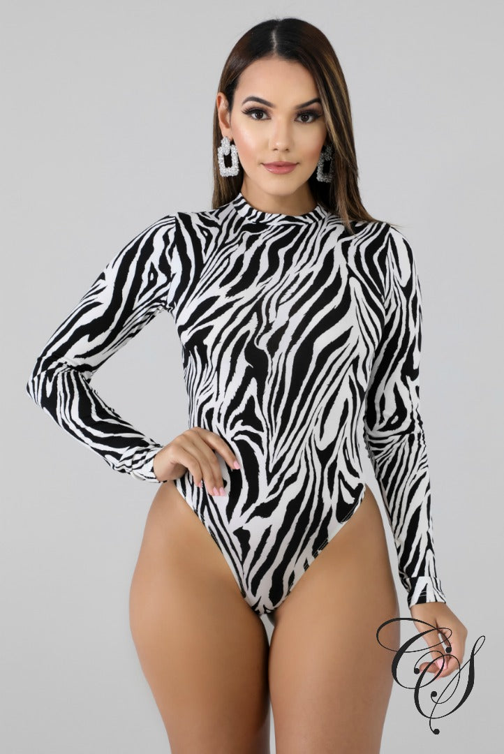 Felicity Zebra Bodysuit Set, Set - Designs By Cece Symoné