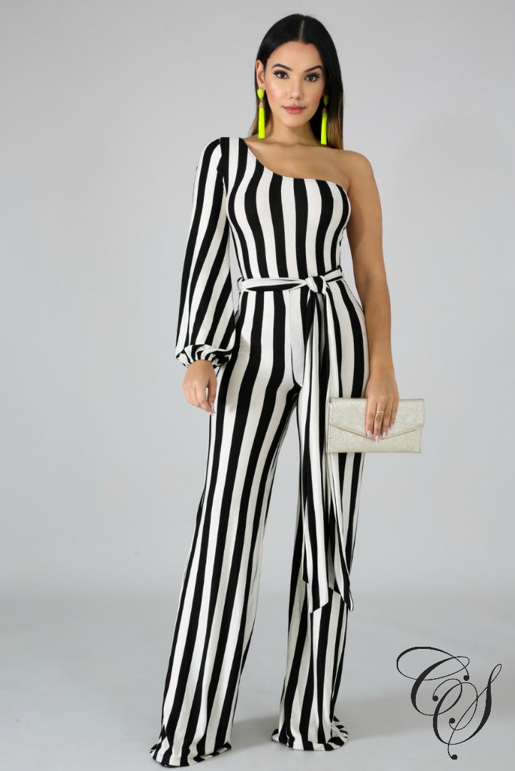 Fiona Nautical Stripe Jumpsuit, Jumpsuit - Designs By Cece Symoné