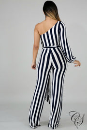 Fiona Nautical Stripe Jumpsuit, Jumpsuit - Designs By Cece Symoné