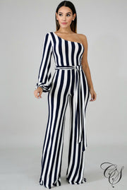 Fiona Nautical Stripe Jumpsuit, Jumpsuit - Designs By Cece Symoné