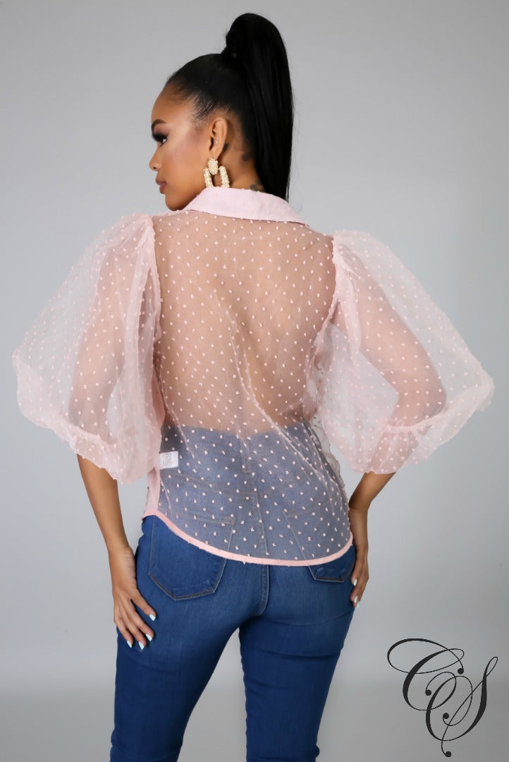 Gabriela Sheer Right Through You Top, Top - Designs By Cece Symoné