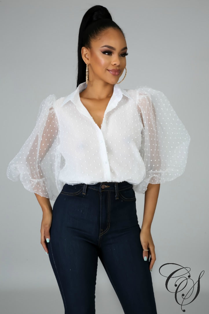 Gabriela Sheer Right Through You Top, Top - Designs By Cece Symoné