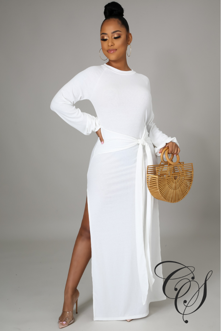 Galina Balloon Sleeve Maxi Dress